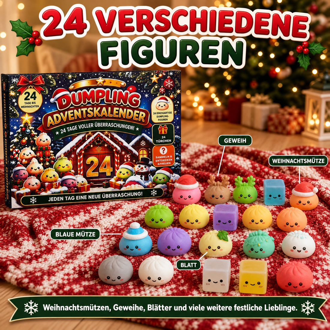 24 verschiedene Figuren