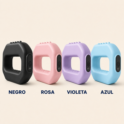 Aro Pletusa en negro, rosa, violeta y azul