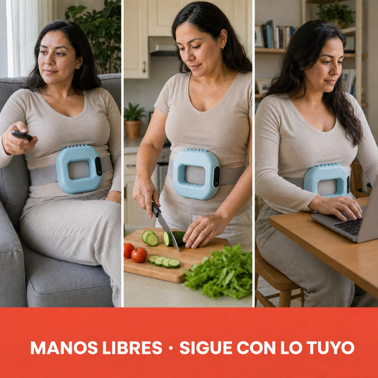 Manos libres: úsalo mientras ves la tele, cocinas o trabajas